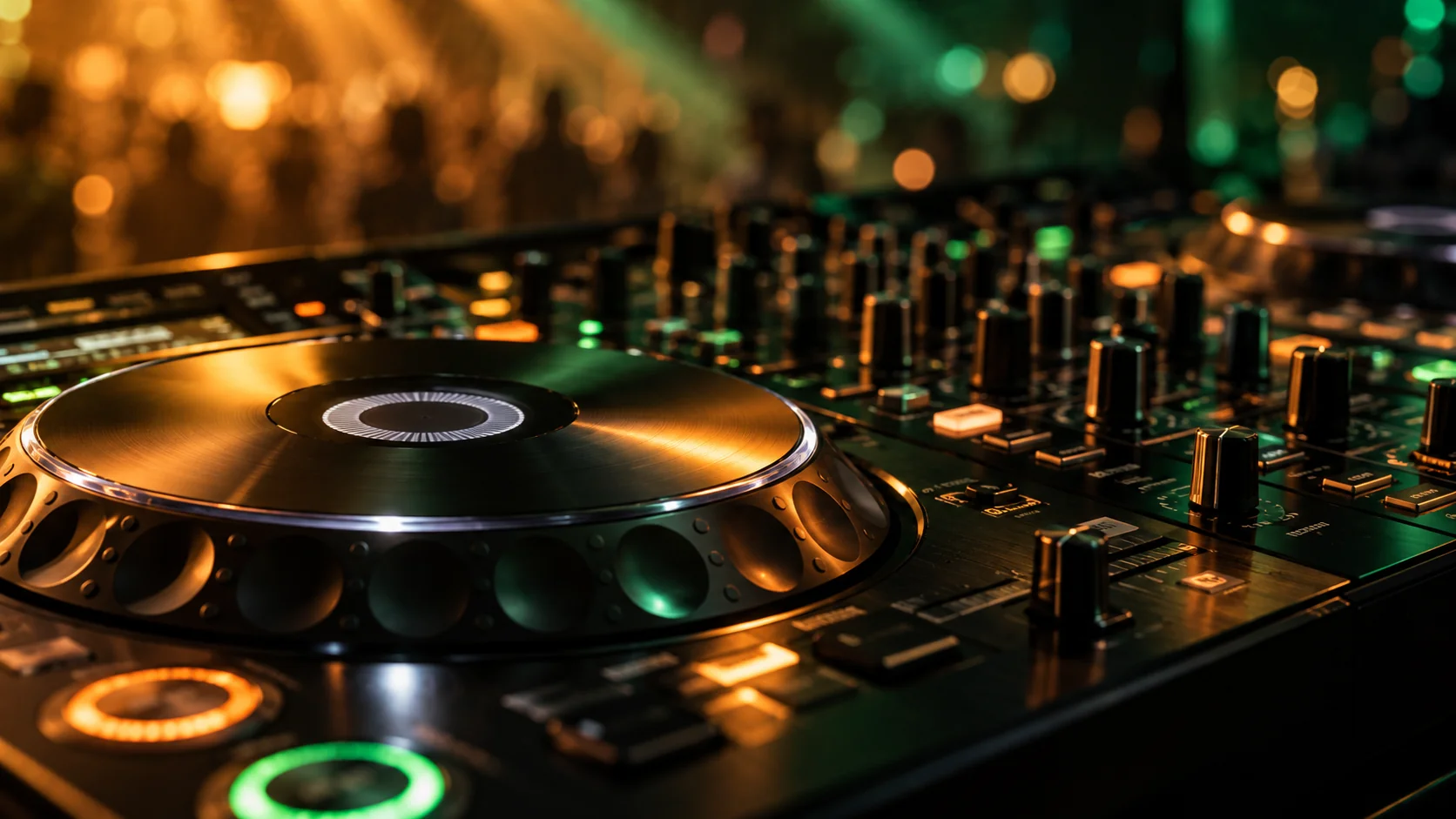 Detail eines DJ-Controllers